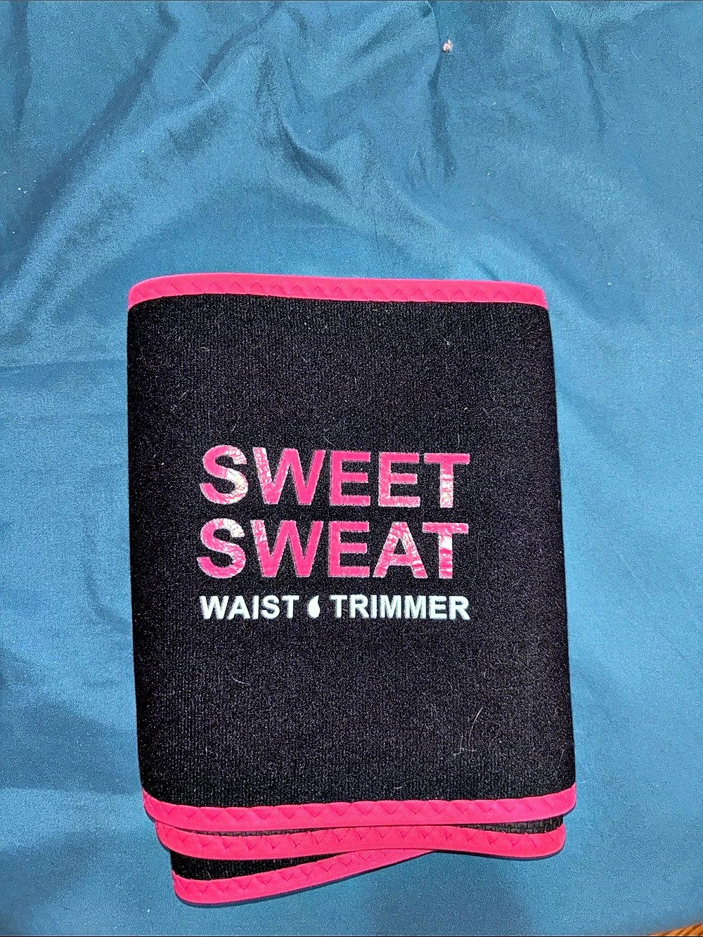 Sports Research Sweet Sweat Waist Trimmer Black & Pink